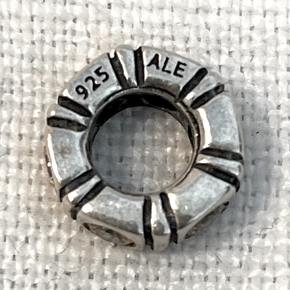 Pandora Retired Clear CZ Spacer Charm. - Picture 2 of 3